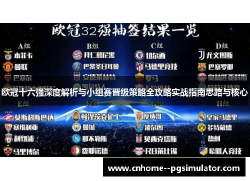 欧冠十六强深度解析与小组赛晋级策略全攻略实战指南思路与核心